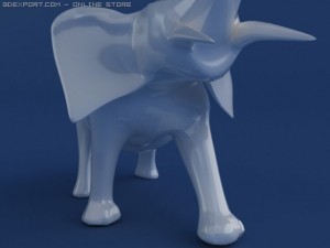 elephant Modello 3D