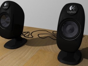 logitech speakers 3D Model