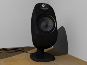 logitech speakers 3D Model