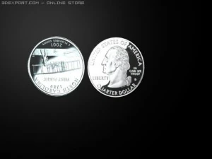 उत्तरी कैरोलिना राज्य तिमाही 3D मॉडल