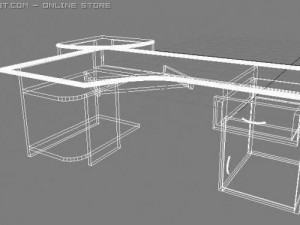 computer table Modelo 3D