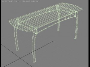table Modèle 3D