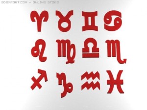 zodiacal signs Model 3D
