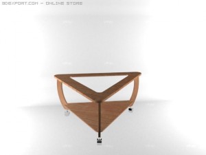 triangular table 3D 모델