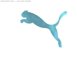 logotipo da puma Modelo 3D