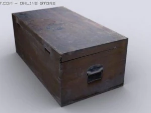 old wood box 3D Model