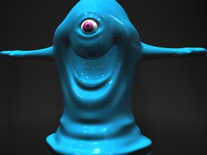 bob from monsters vs aliens rigged Modèle 3D