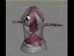 bob from monsters vs aliens rigged 3D Model