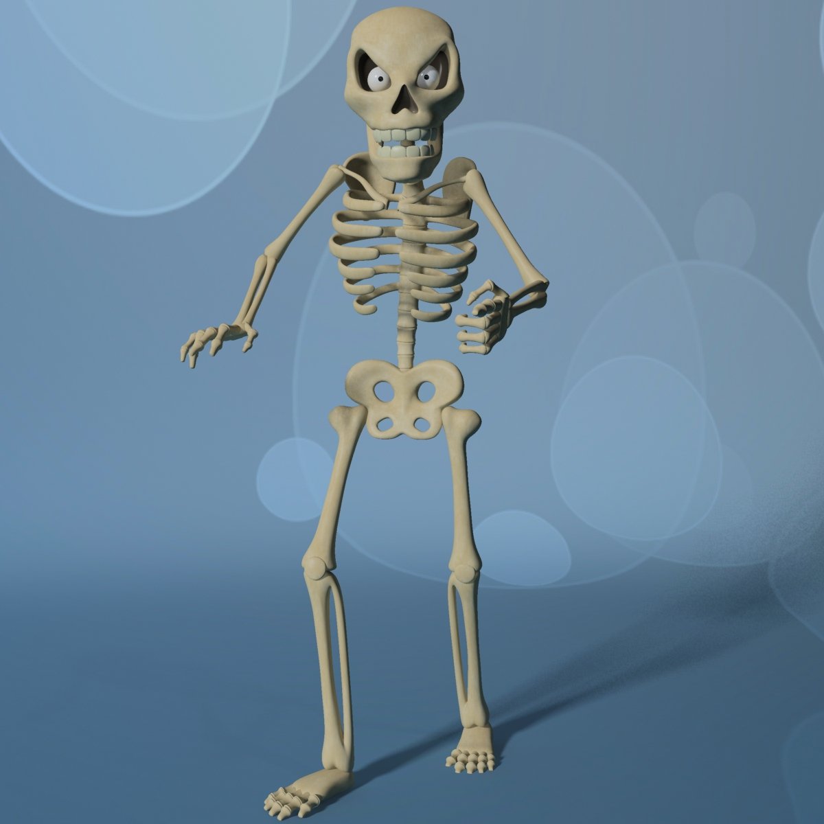 Включи скелет 3. Скелет 3д модель. Скелет из мультика.