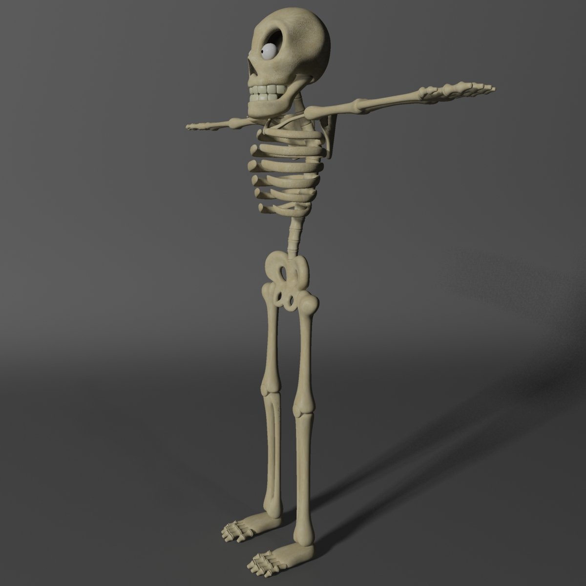Фото скелета мультяшного