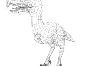 titanis walleri - terror bird rigged 3D Model