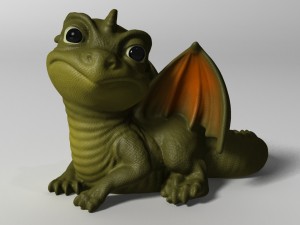 baby dragon 3D Модель