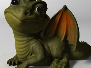 baby dragon 3Dモデル