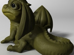 baby dragon 3Dモデル