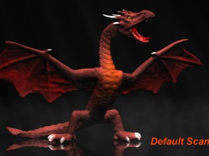 red dragon rigged Modelo 3D
