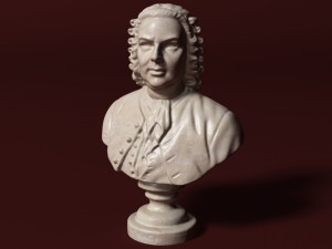 bach bust 3D Model