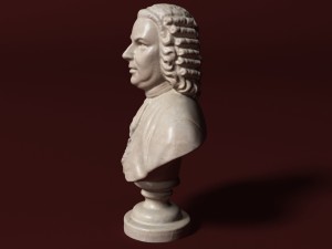 bach bust 3D Model