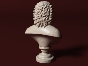 bach bust 3D Model
