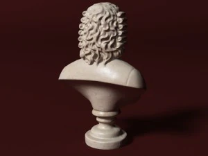 bach bust 3D Model