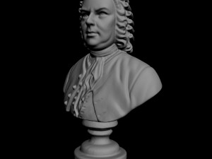 bach bust 3D Model