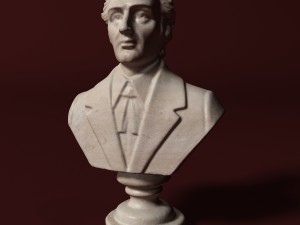chopin bust Modelo 3D
