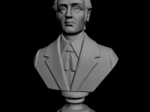 chopin bust Modelo 3D