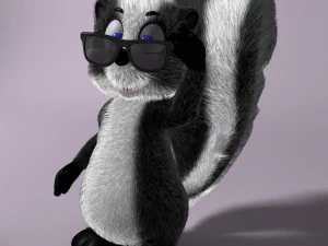 мультфильм скунс сфальсифицирован 3D Модель