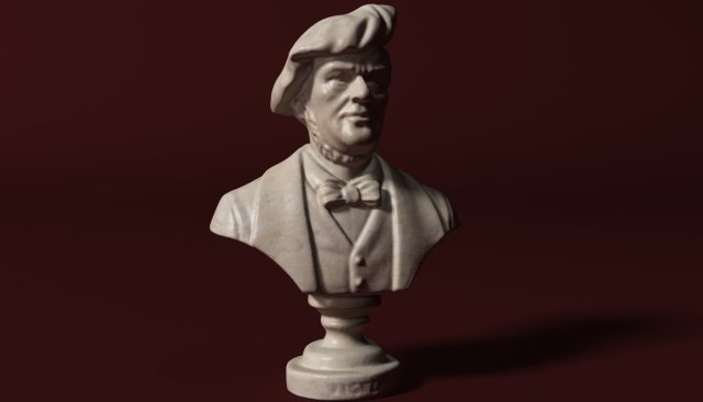 wagner bust Modello 3D .c4d .max .obj .3ds .fbx .stl .blend 