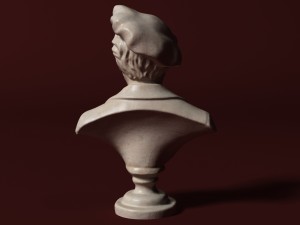 wagner bust Modello 3D