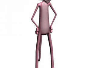 pink panther character 3D Model