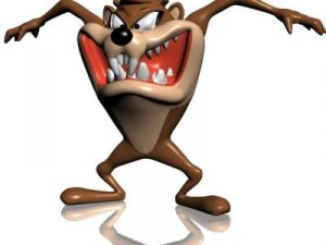 タズのキャラクター 3Dモデル