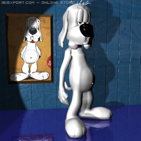 gai luron 3d 3D Model .c4d .max .obj .3ds .fbx .stl .blend 