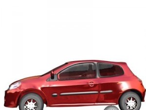 renault clio  3d 3D-Modell