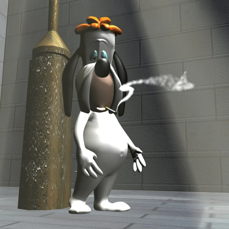 droopy 3d 3D Model .c4d .max .obj .3ds .fbx .stl .blend