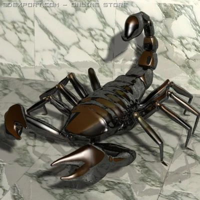 scorpion 3d 3D Model .c4d .max .obj .3ds .fbx .stl .blend