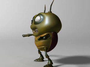 cartoon bug rigged 3D Model