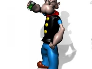 Popeye 3d 3D Modell