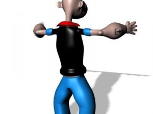 popeye 3d Modello 3D