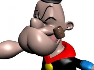 popeye 3d 3D Model