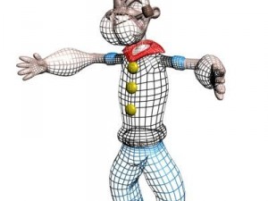 popeye 3d Modello 3D