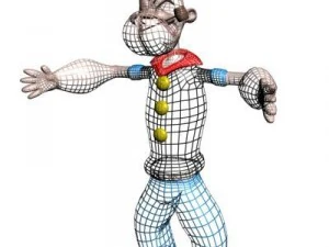 popeye 3d 3D Model