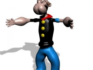 popeye 3d Modello 3D
