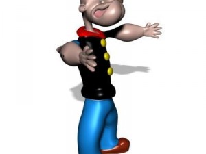 popeye 3d Modello 3D