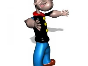 popeye 3d 3D Model