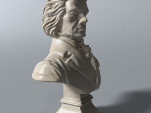 beethoven bust 3D 模型