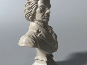 beethoven bust 3D Model
