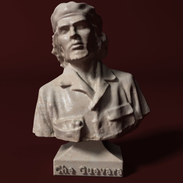 che guevara bust Modelo 3D .c4d .max .obj .3ds .fbx .stl .blend 