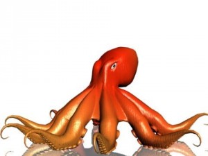 octopus 3d Modello 3D