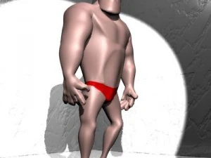 senhor m&uacute;sculo 3d Modelo 3D