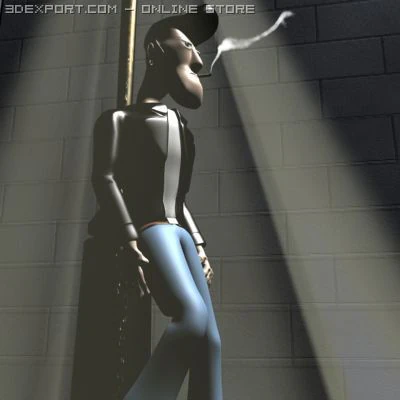 billy 3d 3D Model .c4d .max .obj .3ds .fbx .stl .blend